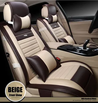 

for BMW 3 5 7 series x1 x5 x6 m3 m6 brand soft leather car seat cover front and rear full seat waterproof easy clean seat covers