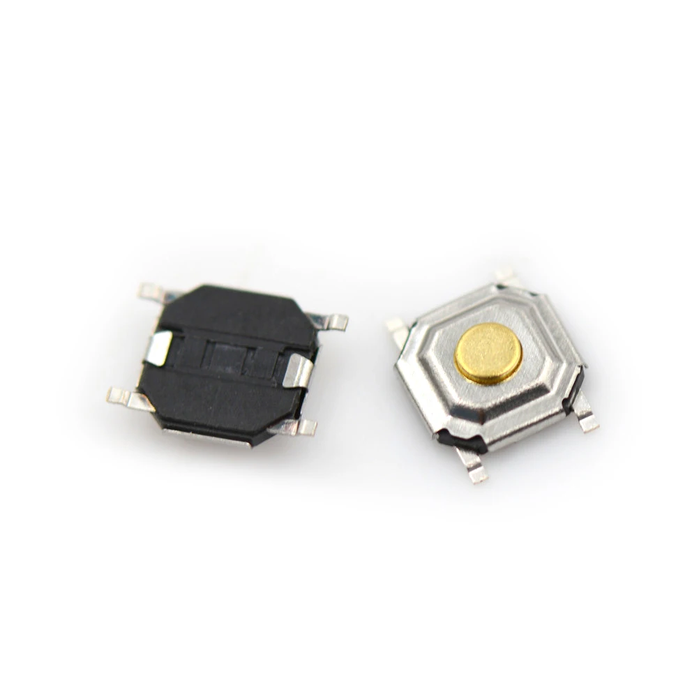

20pcs/lot 4*4*1.5mm mini Micro Switch Keys Button SMD4 ON/OFF Touch Button Touch Light Touch Switch SMD 4pin