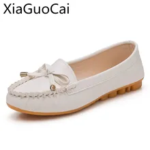 Весна-лето, новые женские повседневные лоферы, однотонные туфли на плоской подошве, нескользящая обувь, обувь для беременных женщин, ежедневные