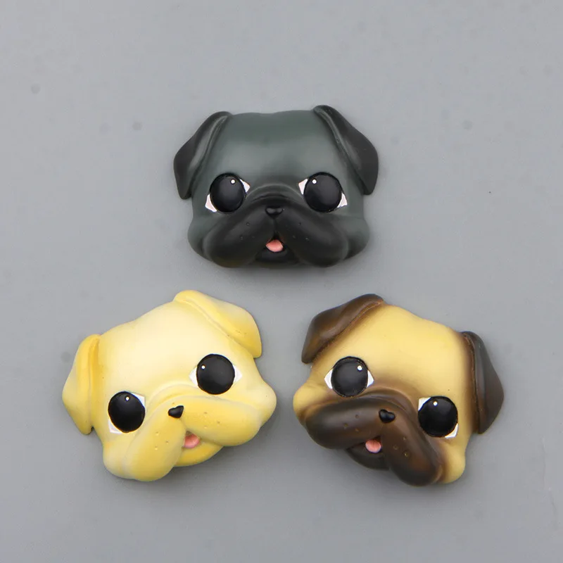 

3pcs/lot Japanes Kawai Bulldog Corgi Action Figure Toys Resin Figure Toys Model Fridge Magnet Home Decor Ornaments