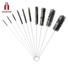 Wowshine 10 шт. нейлоновые трубки кисти соломинки Набор для питьевой соломинки/очки/клавиатуры/ювелирные изделия очистки
