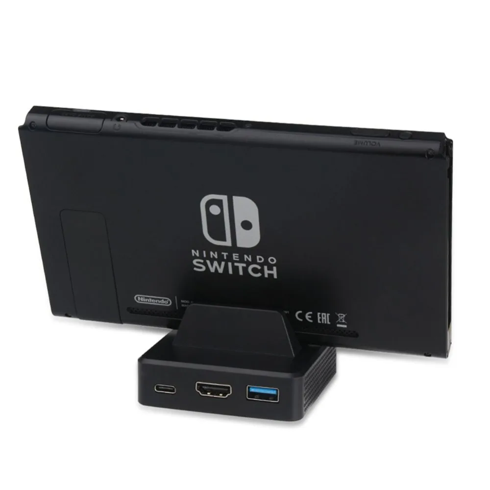 Видеоконвертер для Nintendo док станция HDMI мини Док USB3.0 передачи данных ТВ видео