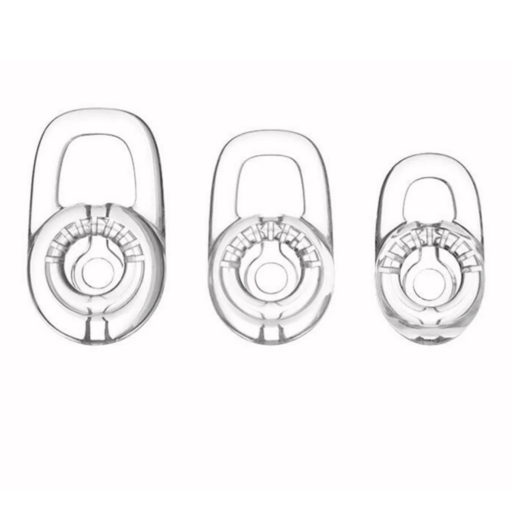 360 Degree Rotate Silicone Anti-Slip Ear-hook and S M L Soft  Ear Glue Earbuds Tips Replacement Earbud Covers