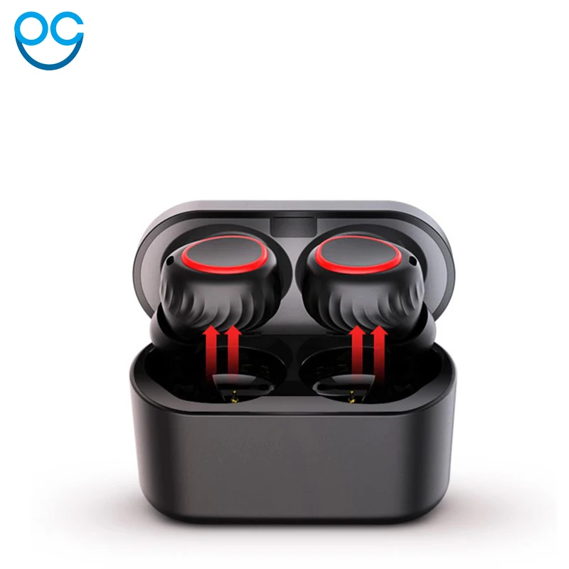 

OGV Mini TWS Wireless Headphones Bluetooth V5.0 Stereo Sweatproof with Mic Earbuds Charging Case For IPhone Android Earphone