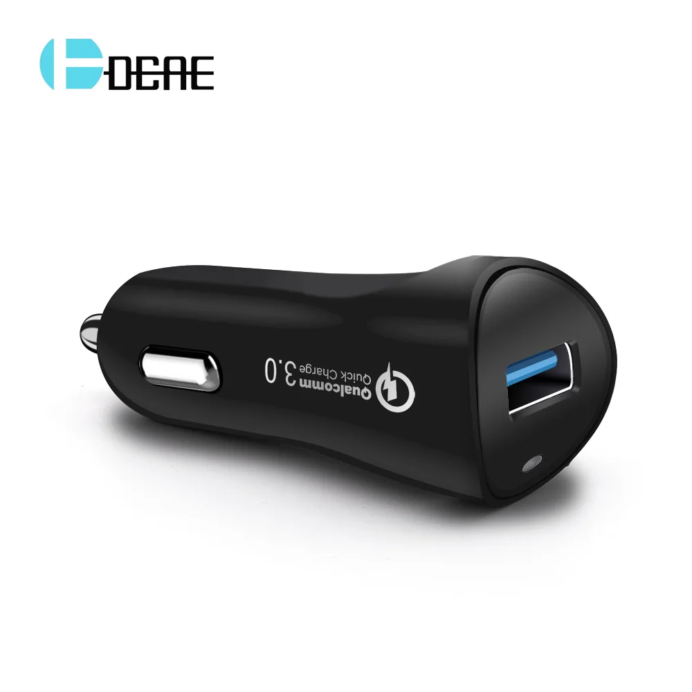 

FDGAO USB Car Charger Quick Charge 3.0 For iPhone XS X Samsung Xiaomi Huawei Redmi QC 3.0 Fast Charging Mobile Phone Car-Charger