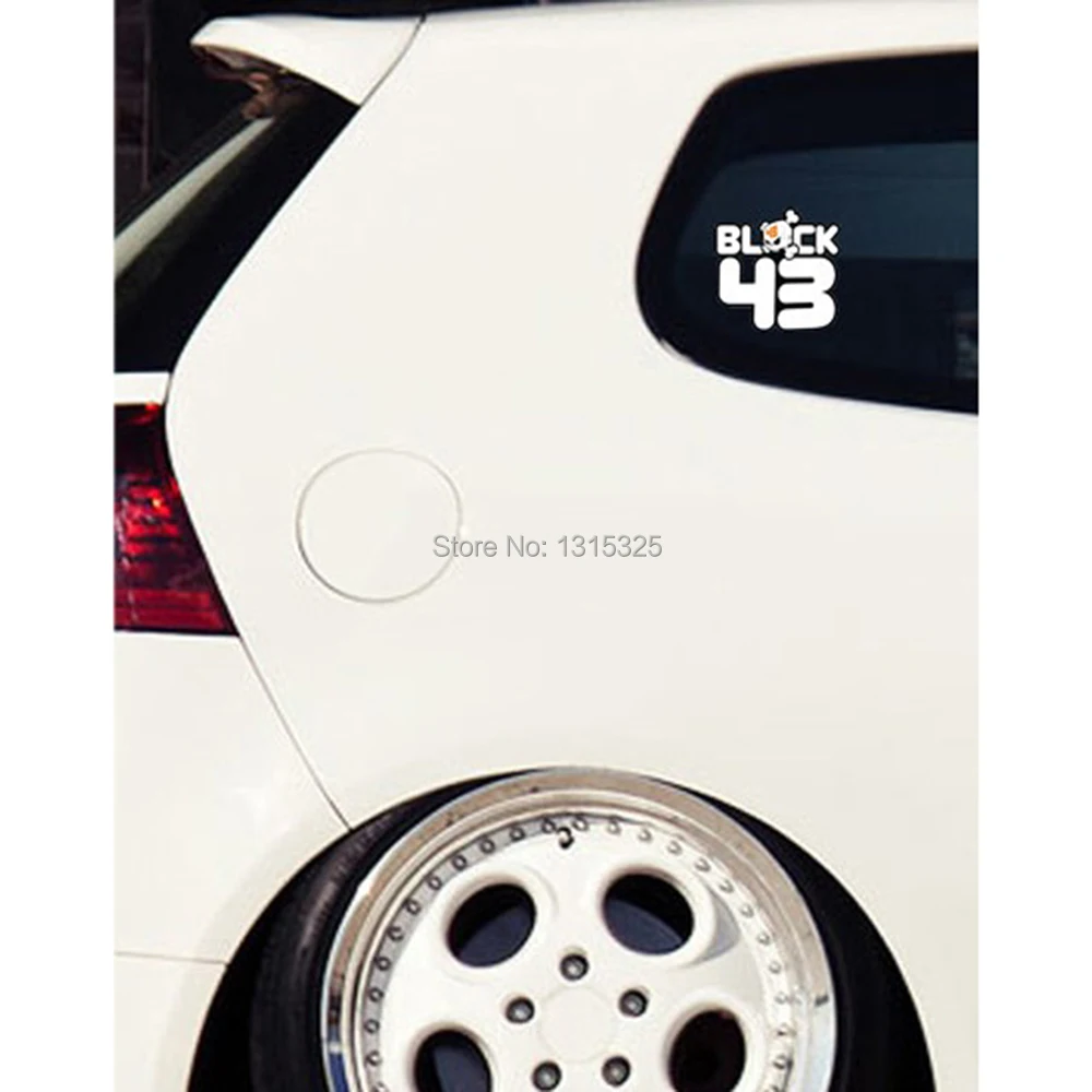

Aliauto Car Stickers Ken Block Skull 43 Car Reflective Decal for Toyota Ford Focus 2 Chevrolet Volkswagen Honda Hyundai Kia Lada