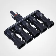 High Quality Solar Panel MC4 5 to 1 T Branch Connectors Cable Coupler Combiner battery terminal Connector Conectores Electricos