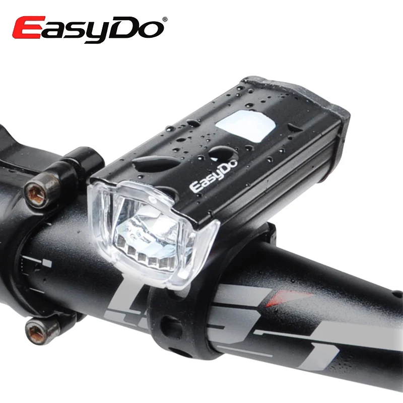 

EasyDo Front Handlebar Headlight USB Rechargeable Bicicletas Bicycle Lights Waterproof Bike LED Lamp Flashlight Cycling Lighting