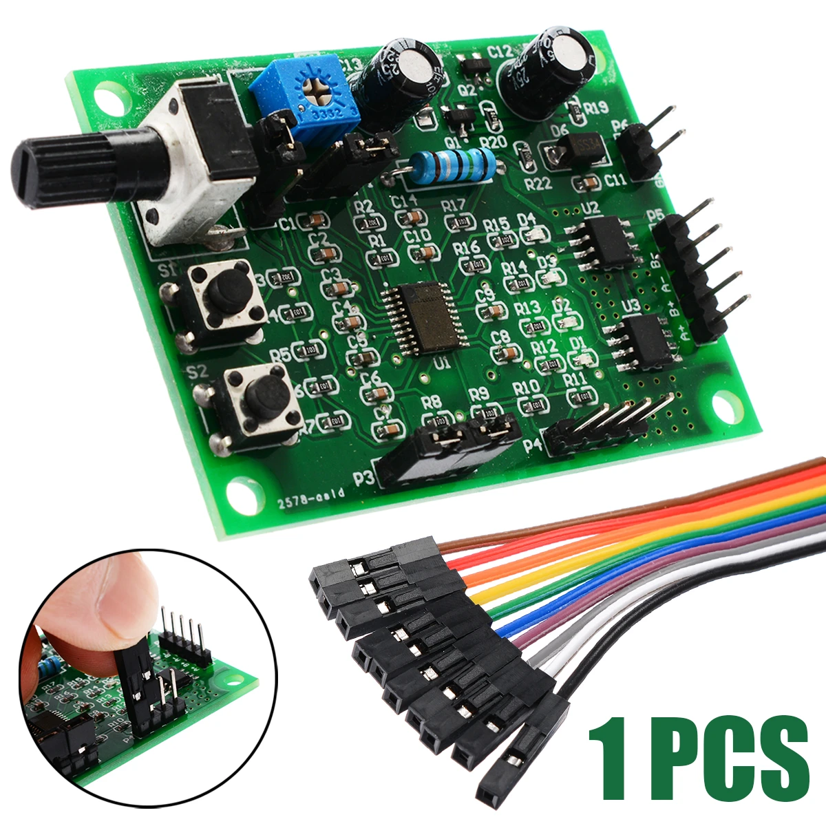 DC 5V-12V 2-phase/4-phase Mini Stepper Motor Driver Board Speed Controller Green DC 5V-12V 2-phase/4-phase Mini Stepper Motor Driver Board Speed Controller Green
