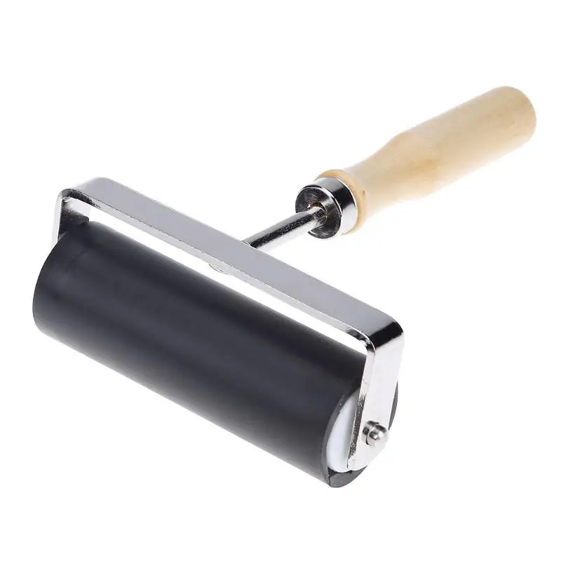 10 см резиновый ролик для глины гончарная Скалка Инструмент для моделирования антипригарный ролик штифт штамповка Brayer глина для художественных работ инструменты для рукоделия