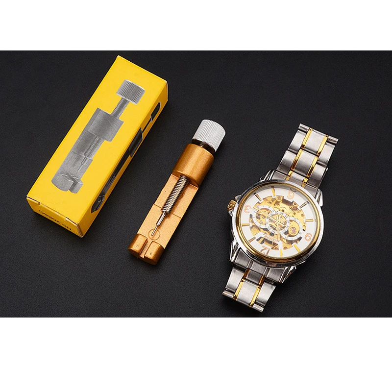 

watch tools Metal Watch Band & Bracelet Link Remover + Spring Bar Repair Tool W/ Extra Pins saat tamir aletleri 11