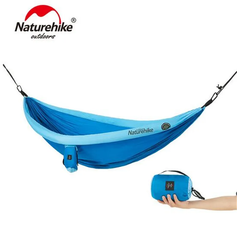 

Naturehike Double Tunnel Type Lightweight Folding Hammock Hanging Sleeping Swing Bed With Mosquito Net Outdoor Travel Camping