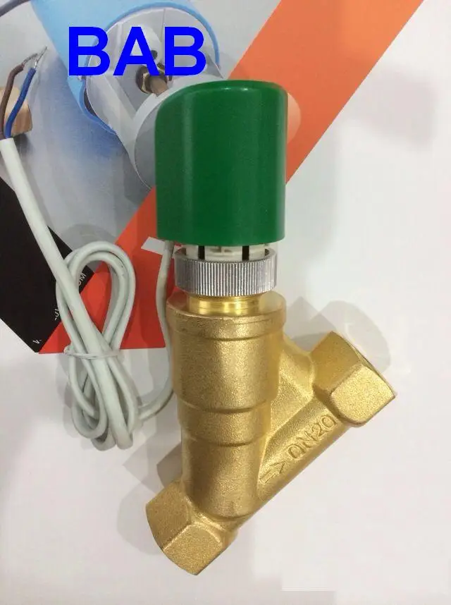 DN20(G 3/4") AC220V Brass electric dynamic balancing Valve/Two way