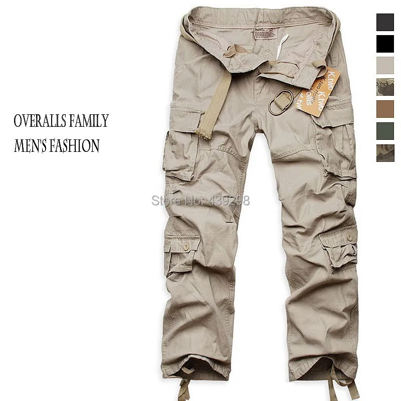 Overallspocketmorecamouflagepantsuniformpantsstraightbigyards