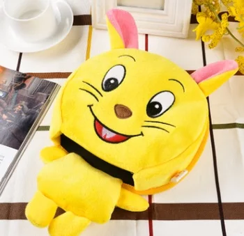 

2016 New Cartoon animal Head Girl Mouse Pad USB To Heat Warm Hand More Creative preservation with wristbands mouse set