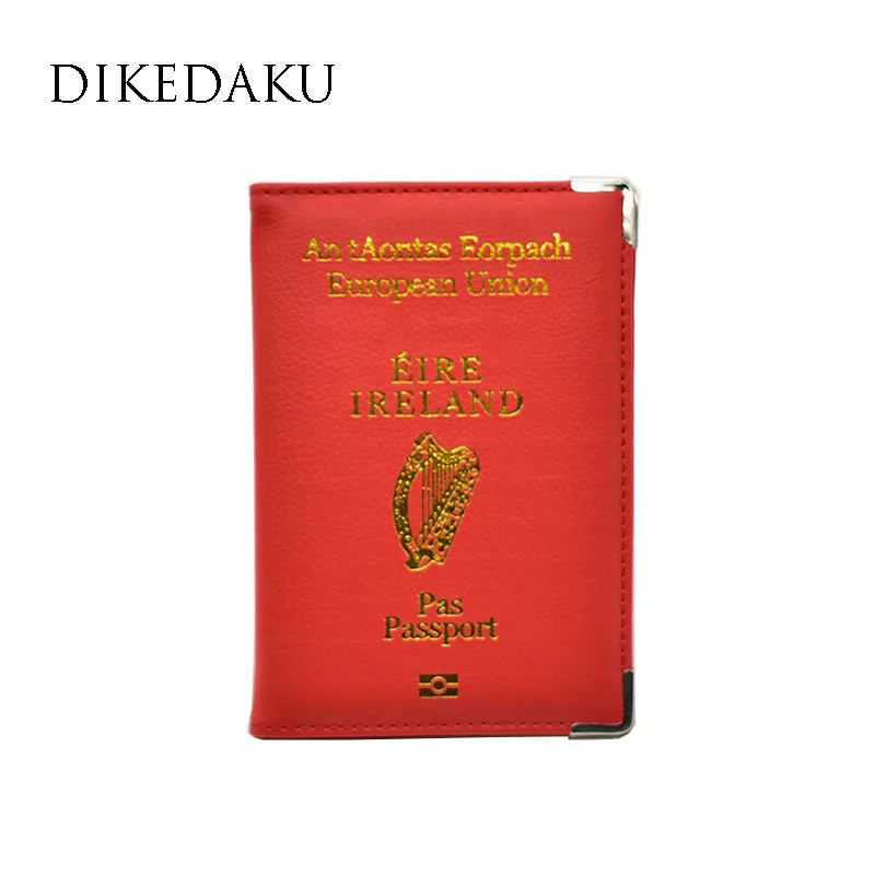 Женский кожаный чехол для паспорта DIKEDAKU с национальной эмблемой в стране