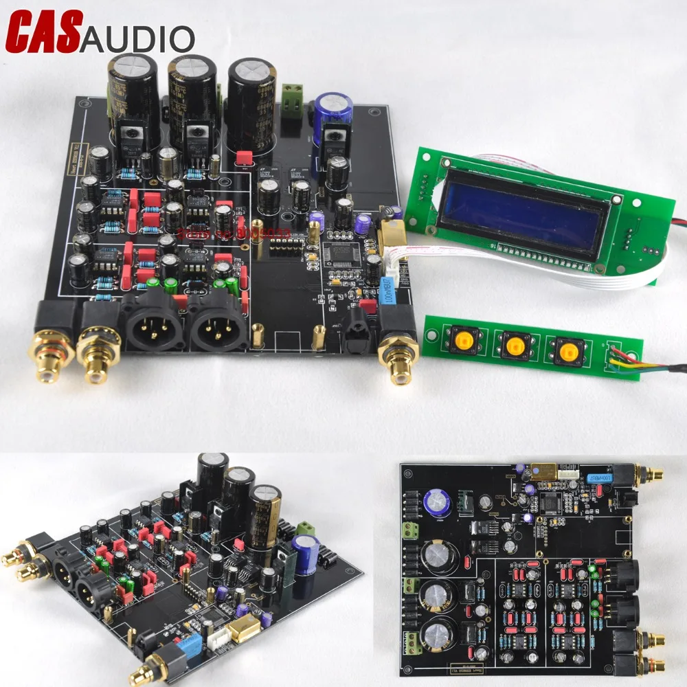 

Latest ES9028 ES9028PRO 32bit 384K Hi-Fi DSD DAC D/A Converter,Optional XMOS / Amanero Asynchronous USB Input,Upgraded ES9018