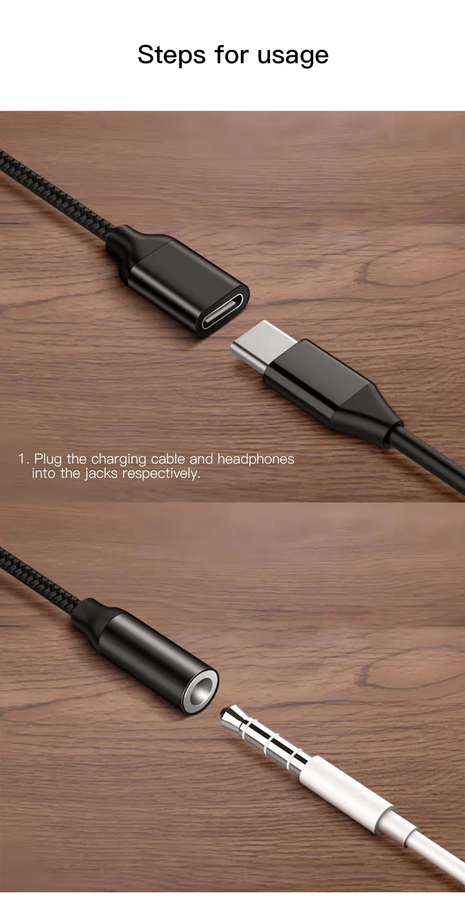 !ACCEZZ USB Type C Headphone Adapter For Huawei Mate 10 RS P20 Pro Xiaomi Mi6 8 Mix2S 3.5mm Jack Aux Adapter Charging Connector (12)