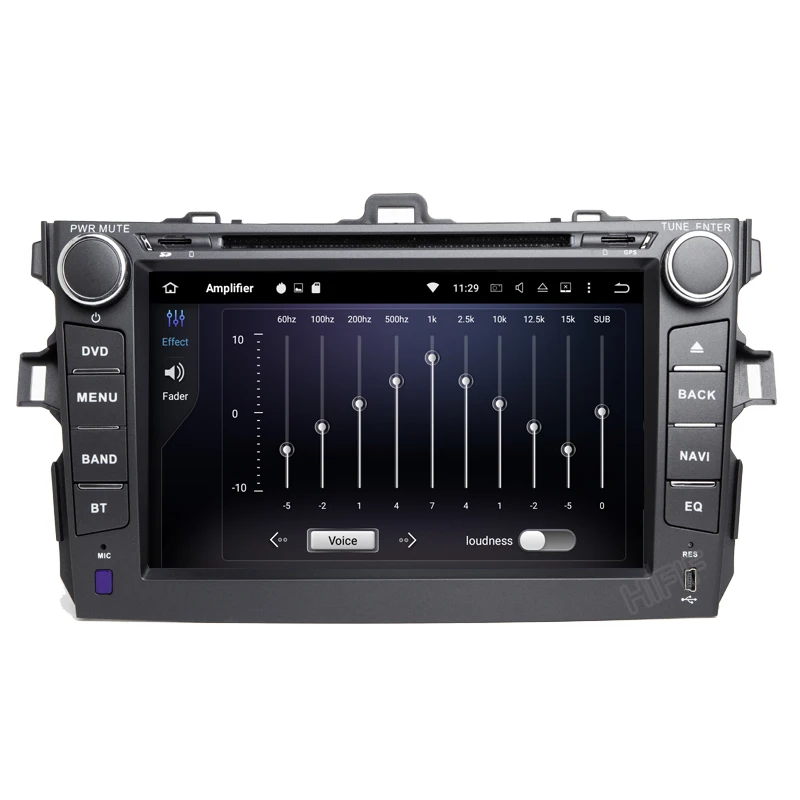 Perfect IPS Octa Core IPS 4G RAM Android 8.0 Car DVD Player for Toyota Corolla 2007 2008 2009 2010 2011 Car Radio With 32G ROM Bluetooth 3