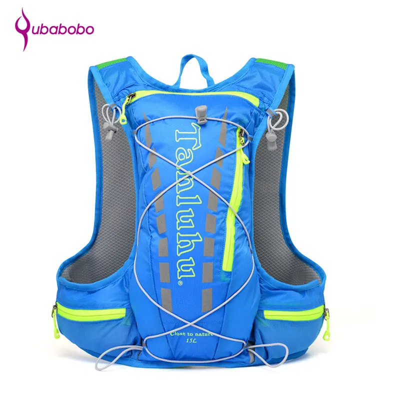 

[QUBABOBO]Professional Running Bag 18L Waterproof Solid Wear Resistance Outdoor Hiking Travel Backpack Sport Bag Fitnes Rucksack