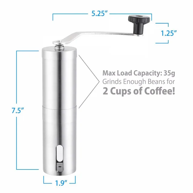 MERMOO YILAN Manual Coffee Grinder Aluminum Alloy Nigeria | Ubuy
