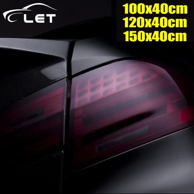 New 40cm width Matt black tail light Film Tint Taillight Motorbike