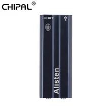 CHIPAL маленький мини 8 Гб клип цифровой Аудио Диктофон USB голосовой активированный цифровой Аудио Диктофон Mp3 плеер запись