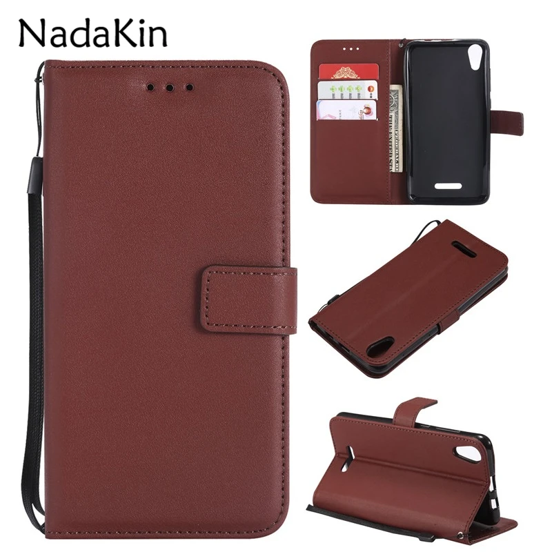 

High Quality Wallet Case with Card Holder PU Leather Kickstand Magnetic Clasp Closure Flip Phone Cover for Wiko Lenny 2 3 4