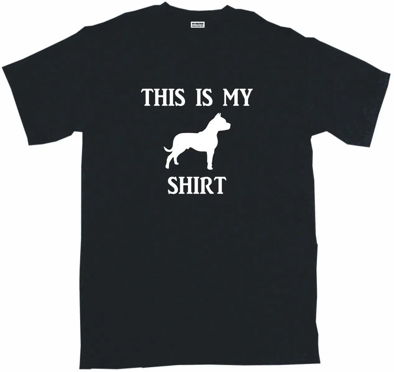 Мужская футболка с круглым вырезом This is my Pit Bull Dog Silhouette Small 3XL новинка 2019|Футболки| |