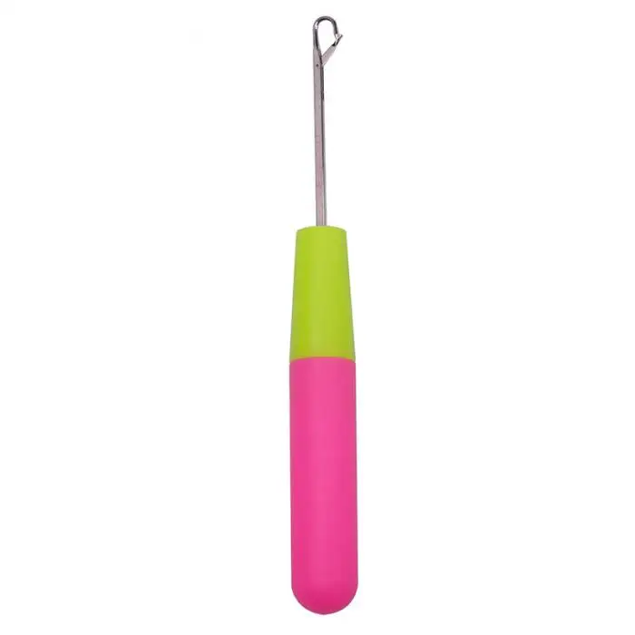 4pcs/set 15cm Hair Extension Tools Plastic Handle Wig Needle Crochet Hook 789