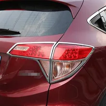 ABS Chrome Taillight Cover For Honda For Vezel/HRV 2014 Exterior Car Accessories