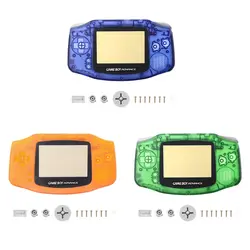 Прозрачный полный комплект чехол рамка Запасные детали Комплект для nintendo Gameboy Advance GBA