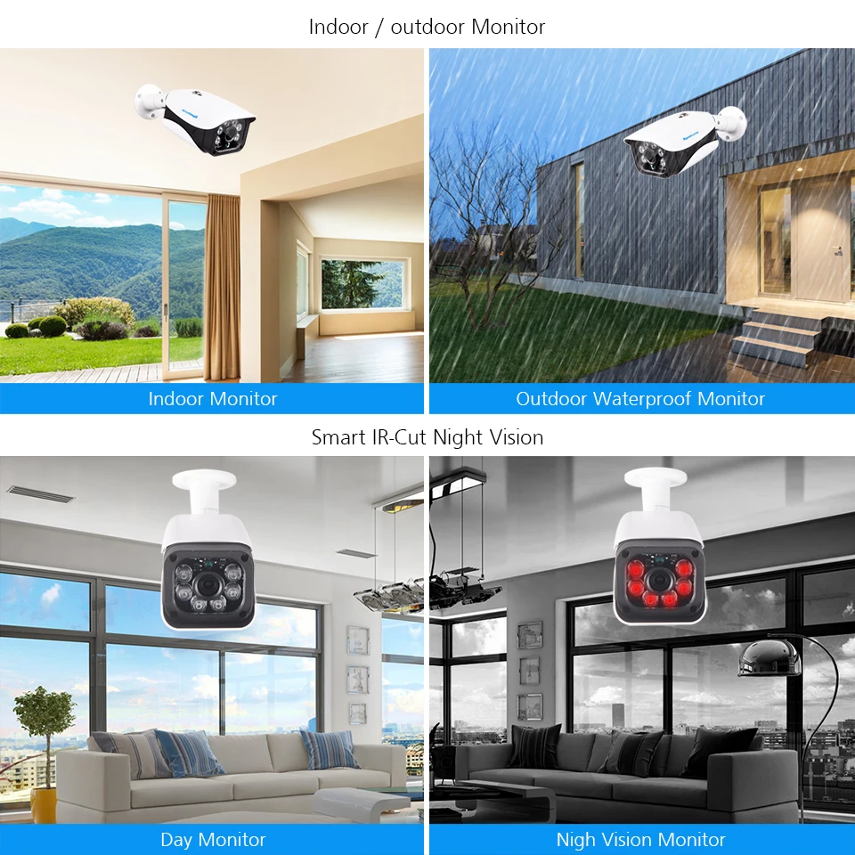 Полный 32CH AHD HDMI P 1080 DVR системы с 24 шт. 2MP CVI безопасности наружного видеонаблюдения