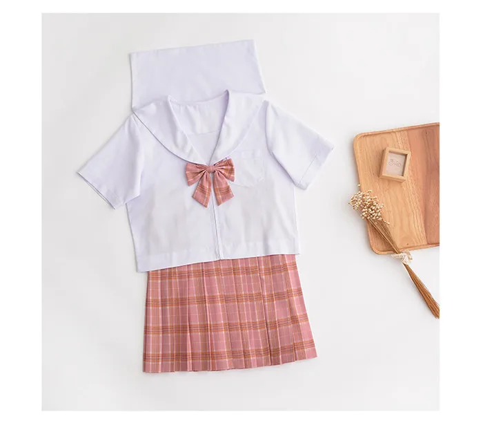 Японская школьная форма JK для девочек; комплект из клетчатой юбки с высокой талией в консервативном стиле; коллекция года; костюм Лолиты для девочек