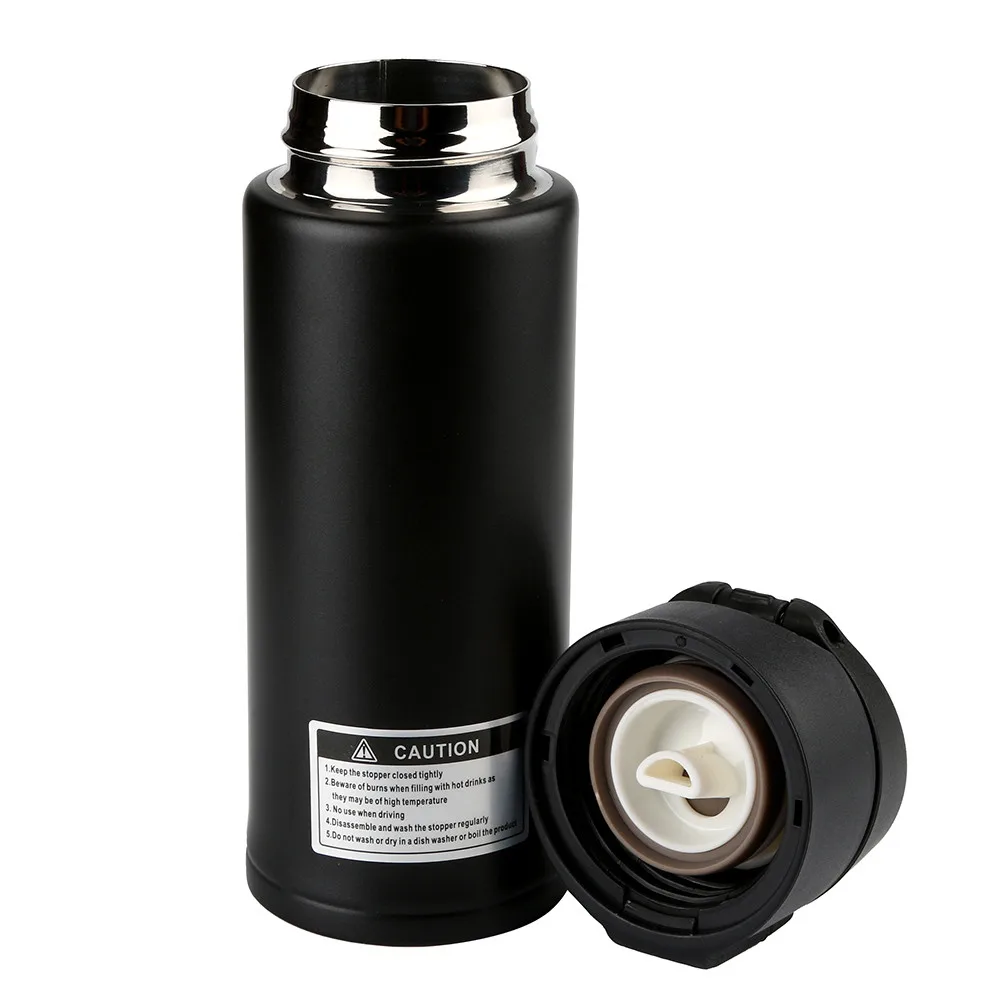 

450ml Travel Mug Water Thermos Stainless Steel Double Wall Thermal Cup Bottle Vacuum Cup School Home Tea Coffee Drink Bottle #L