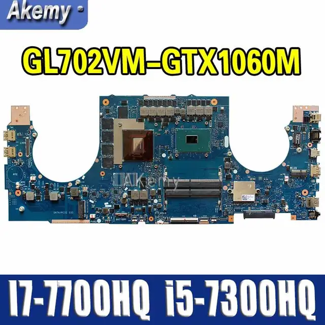 $US $280.12  laptop Motherboard For ASUS GL702VMK GL702VM GL702VSK GL702VS Mainboard I7-7700HQ i5-7300HQ (V3G) e