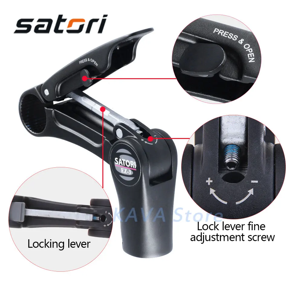 SATORI EZ 3Adjustable возможно увеличить высоту голенища велосипед подъемный 25 4/31 8 мм