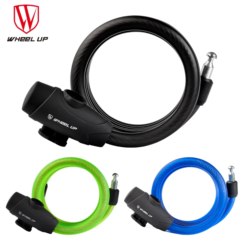 wheel up bike cable lock 1 2m 1 8m anti theft bike lock wheel up bike cable lock 1 2m 1 8m anti theft bike lock