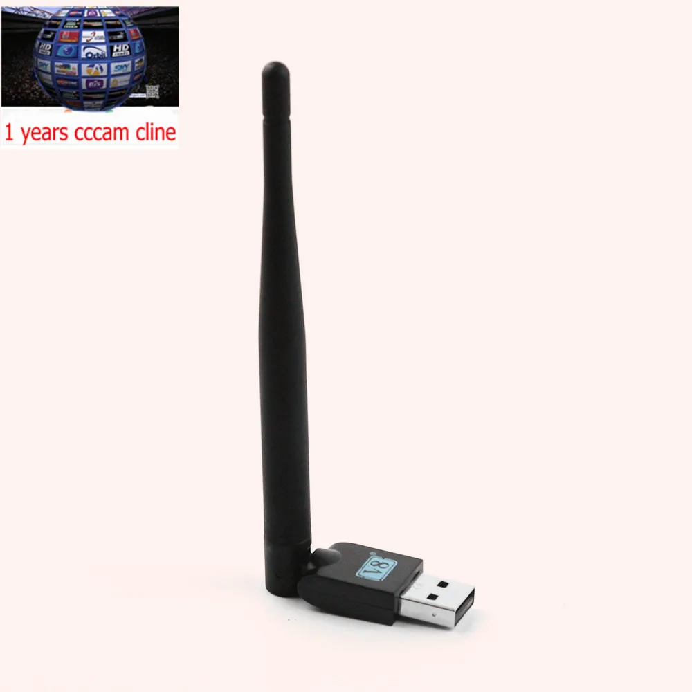 150 Мбит/с мини WiFi USB адаптер беспроводной RALINK RT5370 для спутникового приемника hd