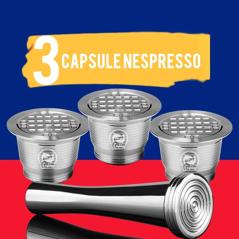 

Capsule Nespresso Reutilisable Inox Stainless Steel Coffee Filters Coffeeware Espresso