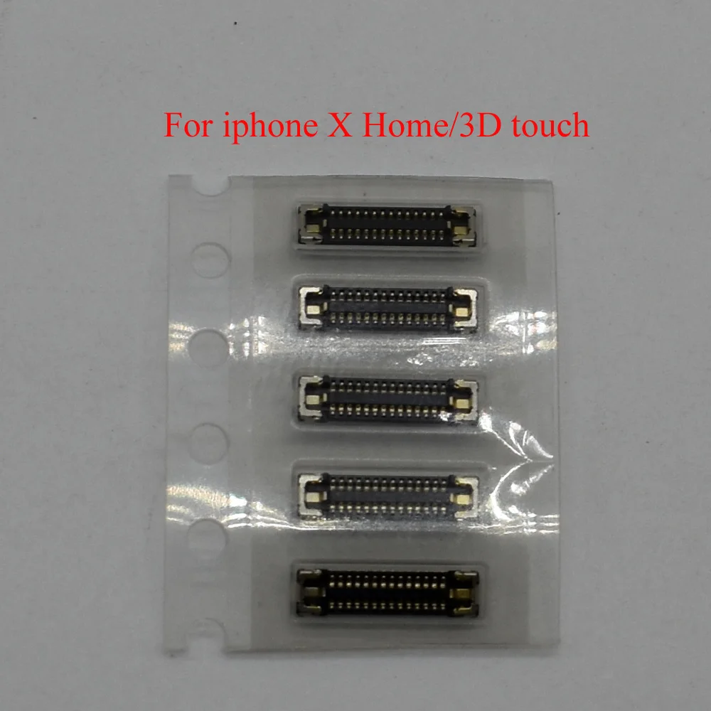 

10pcs/lot Original new 3D touch / Home Button Flex FPC Plug Connector on Motherboard mainboard for iPhone X