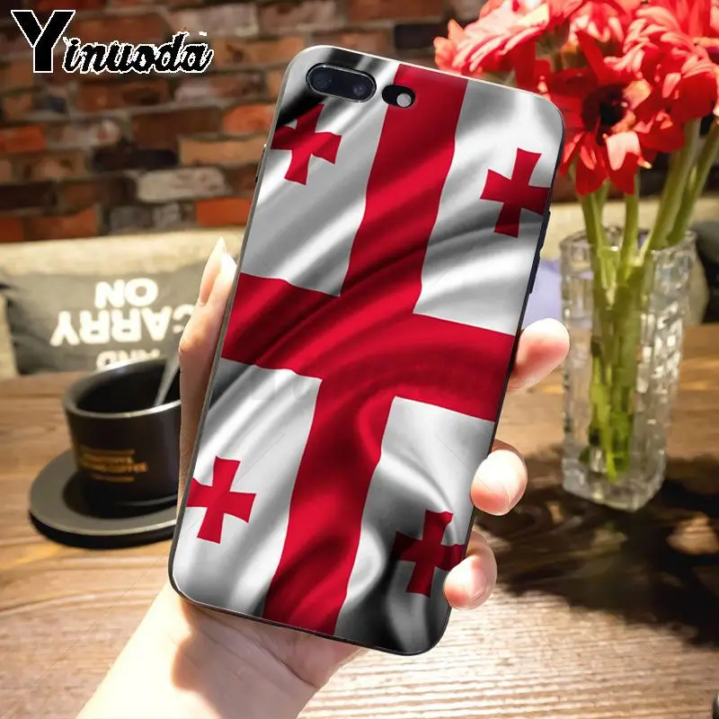 Роскошный классный чехол для телефона Yinuoda с флагом Джорджии Литвы Беларуси
