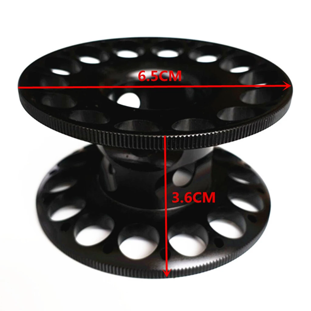 Lightweight 2 x Aluminum Alloy Scuba Diving Snorkeling Diver Finger Spool Dive Reel for Cave Diving Camping Climbing Equiptment