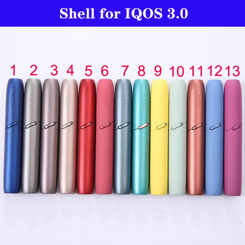 

Colorful Cap Mouthpiece Shell For IQOS E Cigarette Accessories For IQOS 3.0 Cap Replaceable Outer Case Button