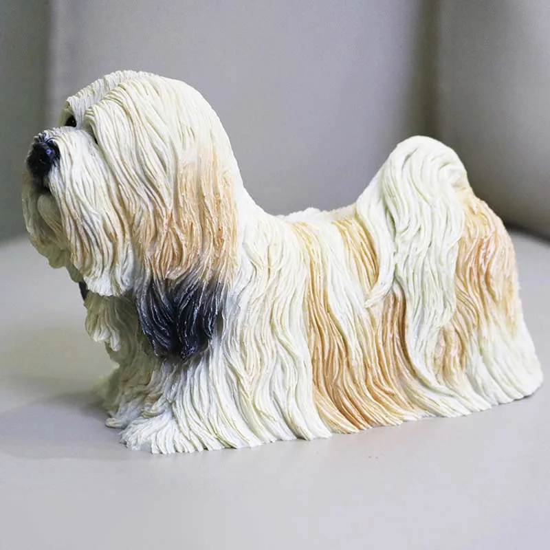 Mnotht мини модель 1/6 Lhasa Apso собака имитация собаки животное Смола игрушка сцена