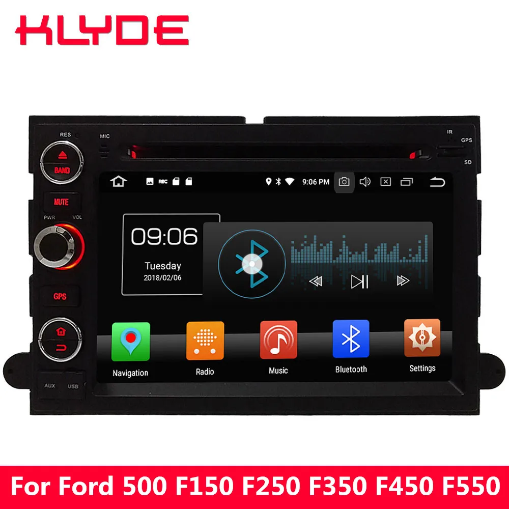 

KLYDE 4G WIFI Android 8.0 Octa Core PX5 4GB RAM 32GB ROM Car DVD Multimedia Player For Ford 500 F150 F250 F350 F450 F550 Escape