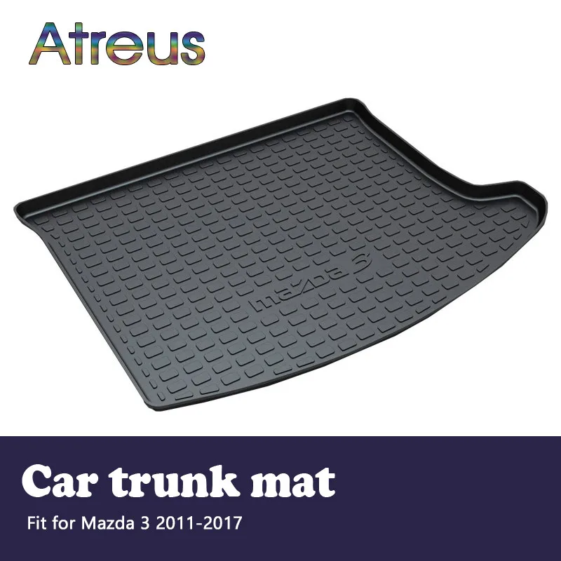 

Atreus For 2011-2017 Mazda 3 Accessories Car Rear Boot Liner Trunk Cargo Mat Tray Floor Carpet Pad Protector
