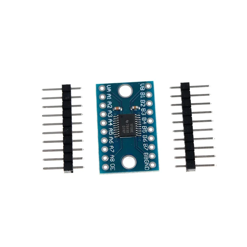 

1PC TXS0108E 8 Channel 8-bit Logic Level Converter Bi-Directional Board Module For Arduino With Pins