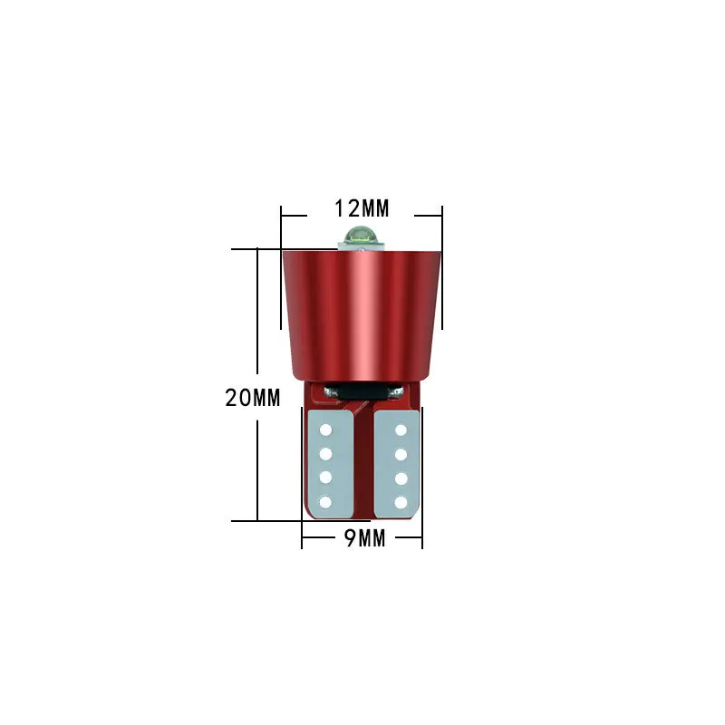 2pcs High Power T10 Canbus Cree Chip Led Chip Interior Lights 194 W5W NO OBC ERROR LED Bulbs Car Light Source Parking Lamp White (3)