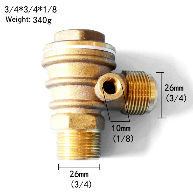 1 шт. Чистая медь с радиатором вертикальный 3 порта обратный клапан/обратный клапан разъем инструмент для воздушного компрессора высокой твердости
